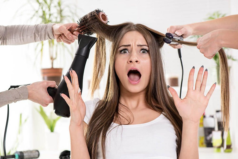 Giảm rụng tóc bằng cách hạn chế các tác động có hại