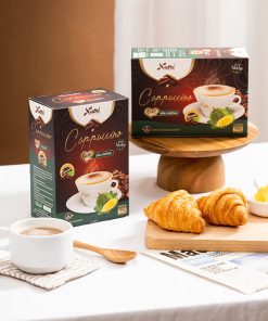 cà phê capuccino sầu riêng hảo hạng