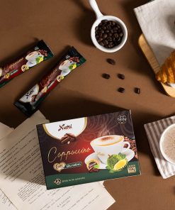 cà phê capuccino sầu riêng